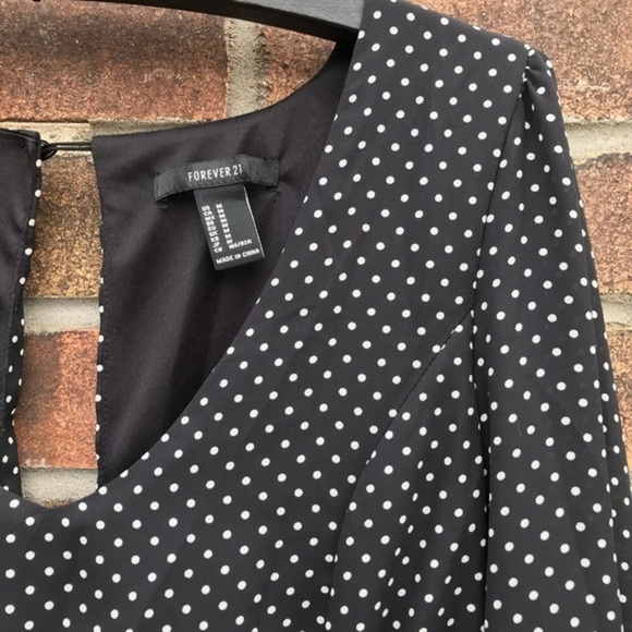 FOREVER 21 | POLKA DOT DRESS  | M #FML130023 - Picture 6 of 10
